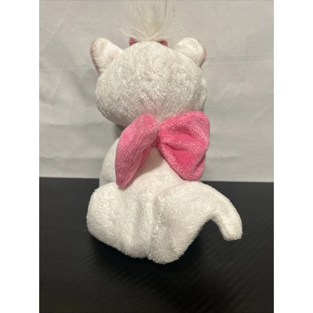 Disney Aristocats Marie White Cat Plush 7 Inch Stuffed Animal Just Play‎